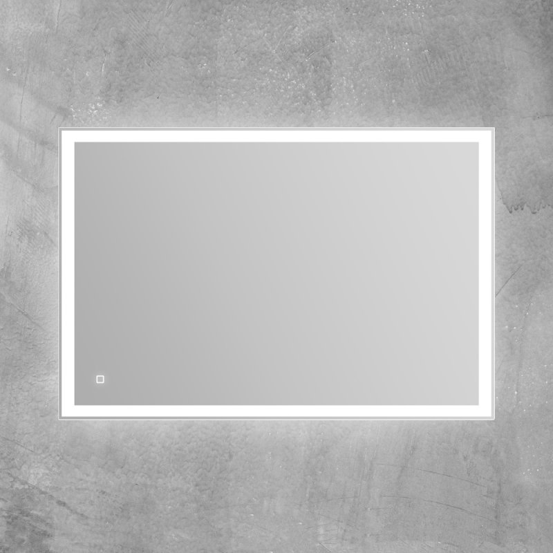 Фото Зеркало Belbagno с встроенным светильником, сенсорный выключатель 750*800